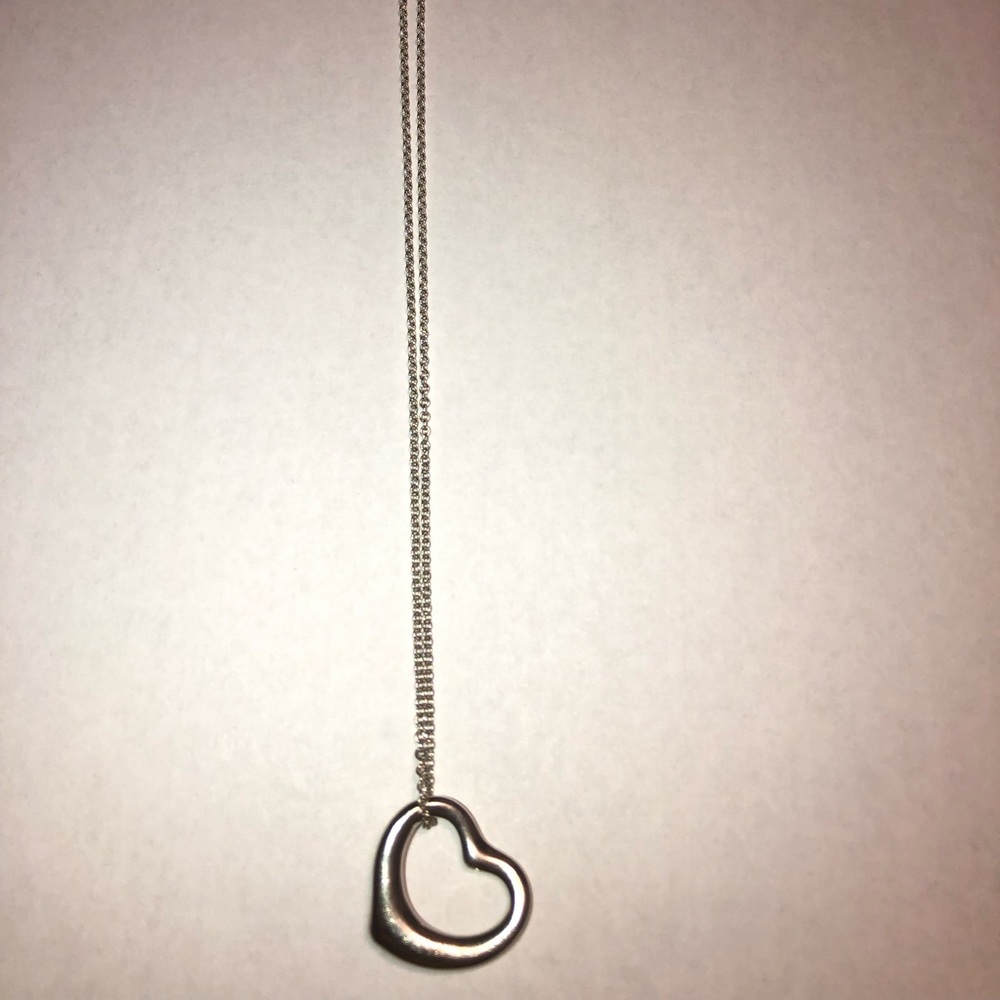 Tiffany & Co Elsa Perreti Open Heart necklace